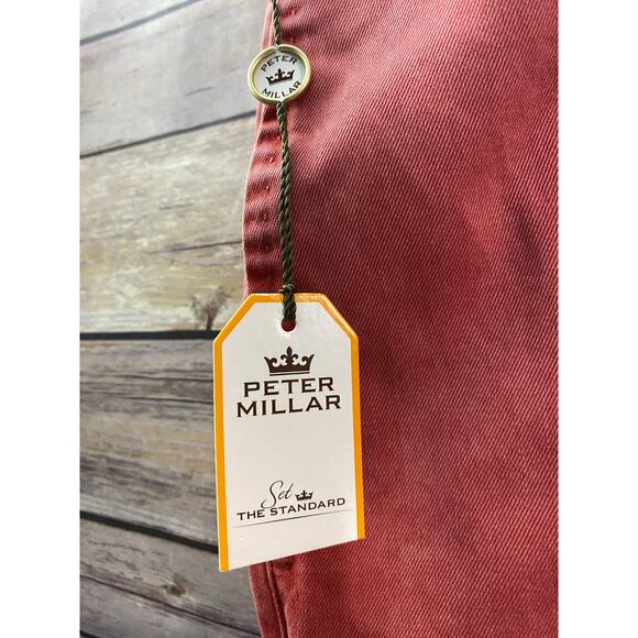 NWT Peter Millar Soft Touch Pants Faded Red Color Golf Classic 100% Pima Cotton - Picture 8 of 10